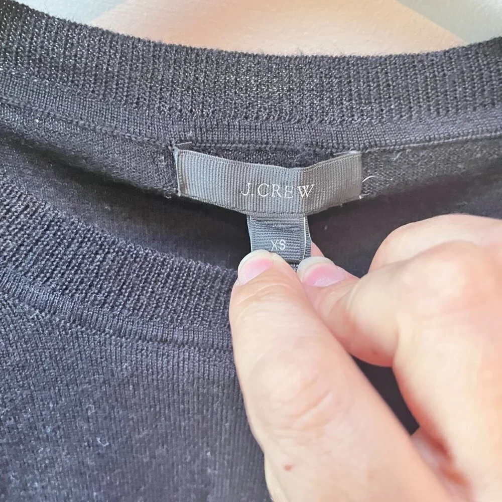 J. Crew Slide Slit 100% Merino Wool‎ Sweater- Size XS